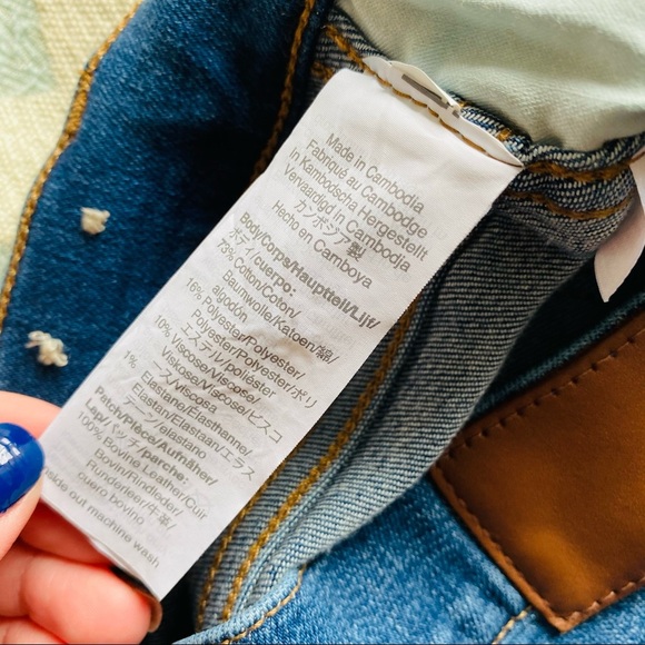 Madewell 10" Roadtripper Denim Jeans Blue Sz 27 - Picture 10 of 10